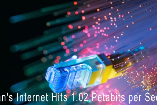 Japan's Internet Hits 1.02 Petabits per Second