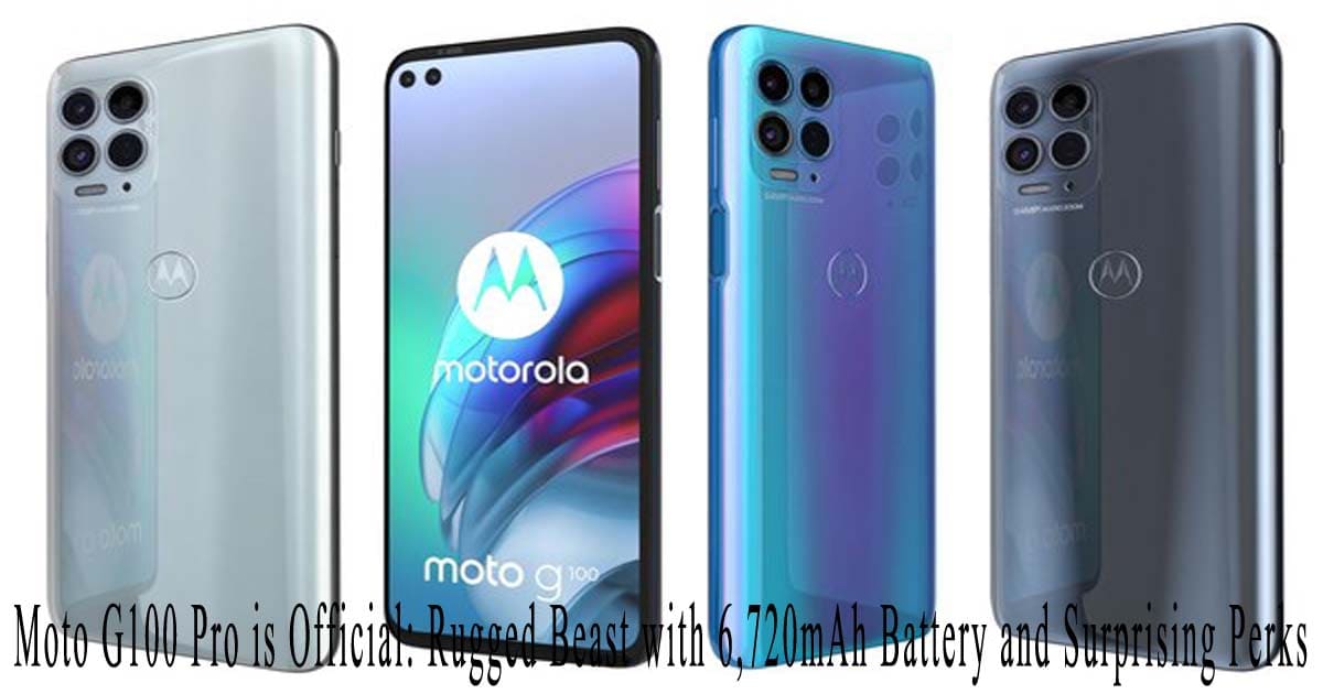 Moto G100 Pro is Official