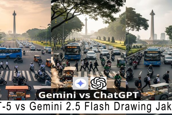 GPT-5 vs Gemini 2.5 Flash Drawing Jakarta