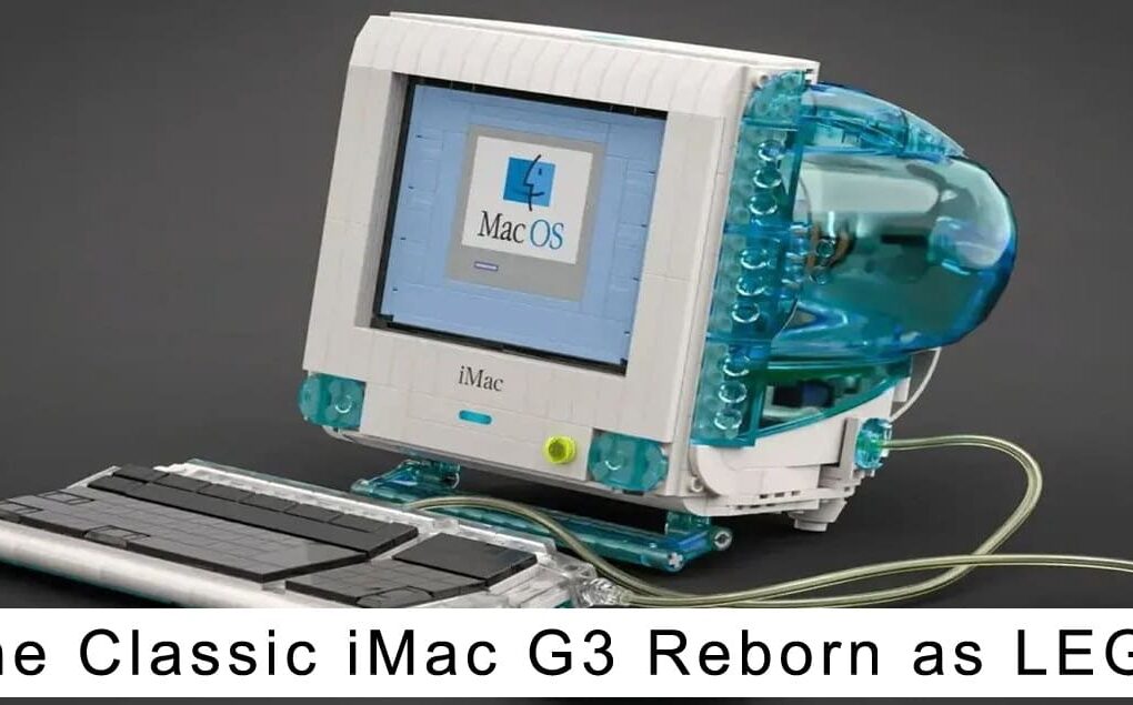 The Classic iMac G3 Reborn as LEGO