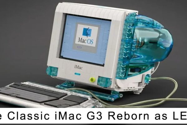 The Classic iMac G3 Reborn as LEGO: Nostalgia Bondi Blue in 700 Pieces The Classic iMac G3 Reborn as LEGO